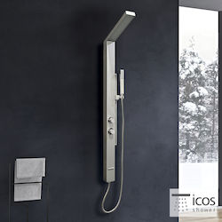 Icos Hydro Massage Column Silver