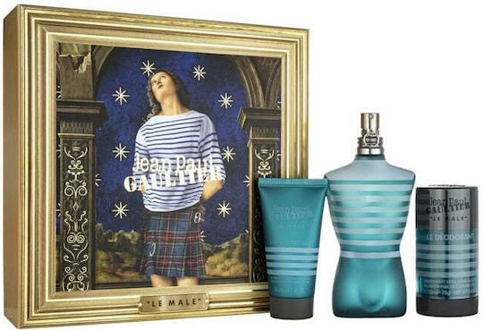 Jean Paul Gaultier Le Male Ανδρικό Σετ με Eau de Toilette 3τμχ