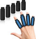 Hydrogel Finger Sleeves Solid Ice Warmth Black 2 Long 3 Short