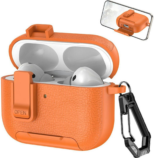 Калъф в Оранжев цвят за Apple AirPods Pro 3