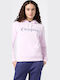 Women's Sweatshirt Jacket Hooded Chantilly Pink