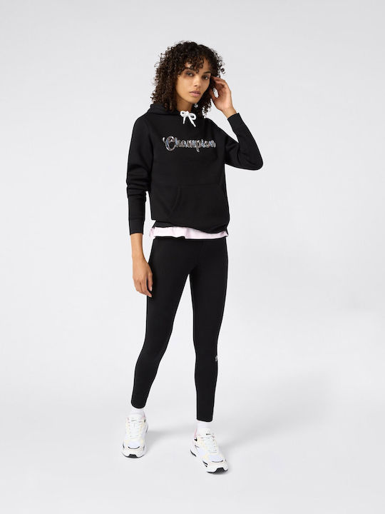 Champion Women's Sweatshirt Jacket Hooded Black