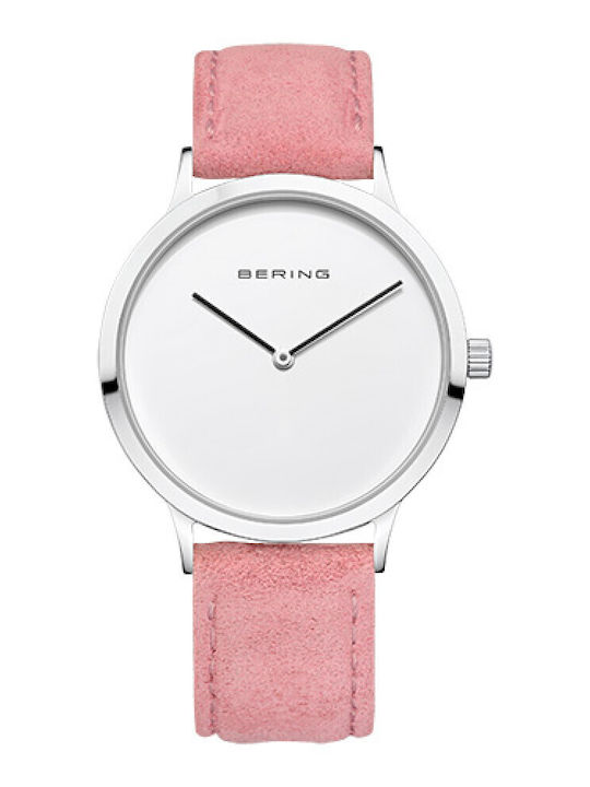 Bering Time Γυναικείο Ρολόι 39mm Μπαταρίας με Ρ...