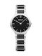 Bering Time Γυναικείο Ρολόι 29mm Μπαταρίας με Μαύρο Μεταλλικό Μπρασελέ