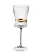 Wine Glasses for Wedding made of Glass Gold 1pcs