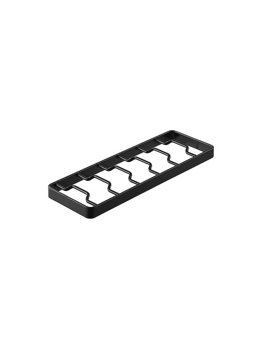 Yamazaki Inox Cabinet Dish Rack in Black Color 11x32x2cm