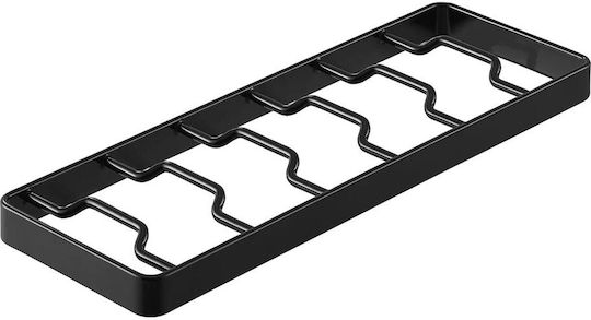 Yamazaki Inox Cabinet Dish Rack in Black Color 11x32x2cm