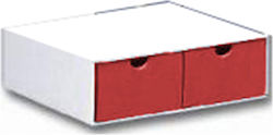 Ιωνία Συρταράκι Γραφείου 31x16x32cm Κόκκινο Ιωνία Συρταράκι Γραφείου 31x16x32cm Κόκκινο