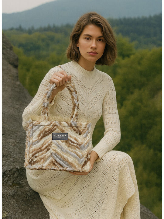Tiffany Medium Geantă de damă Tote De mână Bej