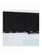Cabinet Wall Black Oak and White 30x31x80cm