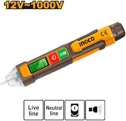 Ingco Ανιχνευτής Τάσης VD210003 AC με Εύρος 12 - 1000V Ingco Ανιχνευτής Τάσης VD210003 AC με Εύρος 12 - 1000V