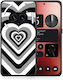 Husă Black Hearts Nothing Phone 2a