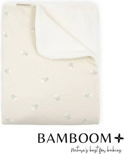 Bamboom Decke Wickeltücher für Kinderzimmer Bamboo Beige 75x100cm
