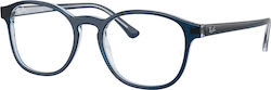 Brillengestelle mit Rezept Rx5417 8324 50 Blau
