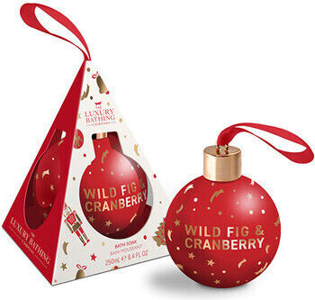 Luxury Bathing Company Bath Foam Christmas Baňka Fig & Cranberry 250ml