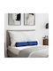 vidaXL Sofa-Kissen aus Samt Blau Polizeischrift 40x15cm