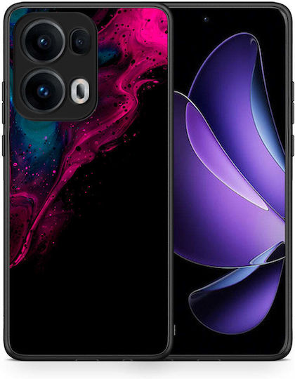 Watercolor Pink Black Oppo Reno13 Pro Case