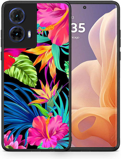 Tropical Flowers Motorola Moto G85 Case