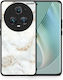 White Gold Marble Honor Magic5 Pro Case
