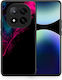 Watercolor Pink Black Xiaomi Redmi Note 14 Pro Plus 5g Case