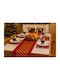 Next Weihnachtliche Tischdekoration Stoff Rot L150xB28cm.