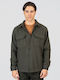 Μακρυμάνικo Overshirt Dk Khaki