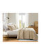 Liolios Home Покривало Кингсайз Крем 220x240см