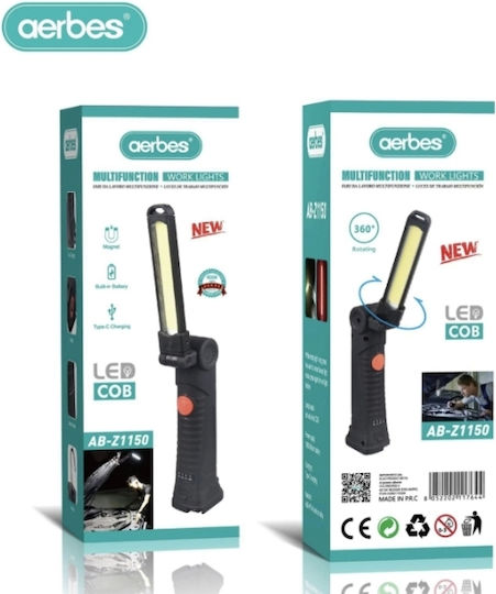 Aerbes Φωτισμός Εργασίας Επαναφορτιζόμενος LED
