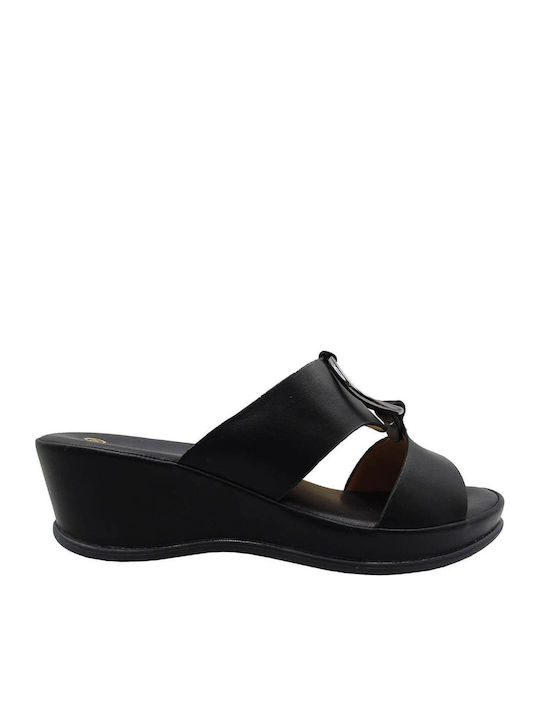 Women's Platform Wedge Sandals Black