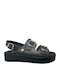 Γυναικεία Σανδάλια Flatforms Μαύρα