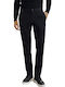Trousers Chino Elastic in Slim Fit Black
