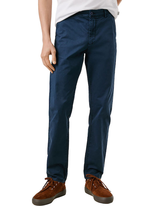Trousers Chino in Slim Fit Dulwich Blue