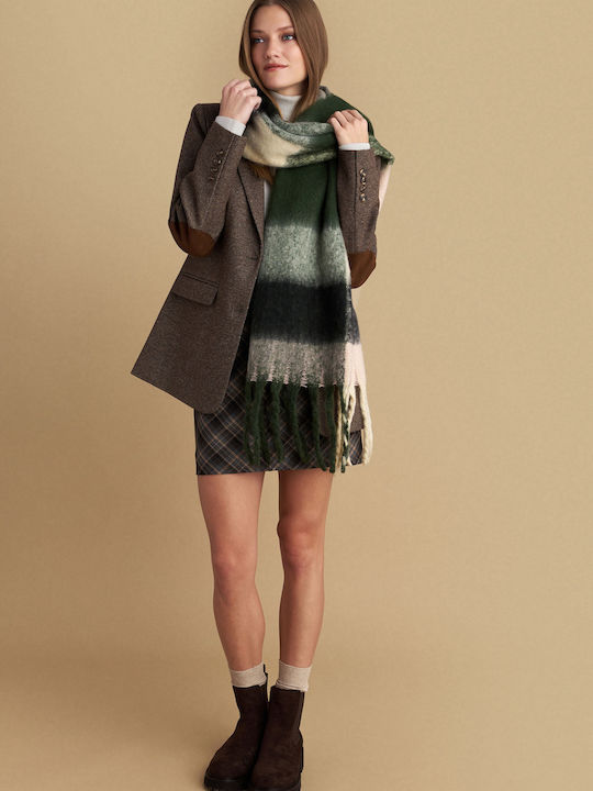 Women's Wool Scarf Green