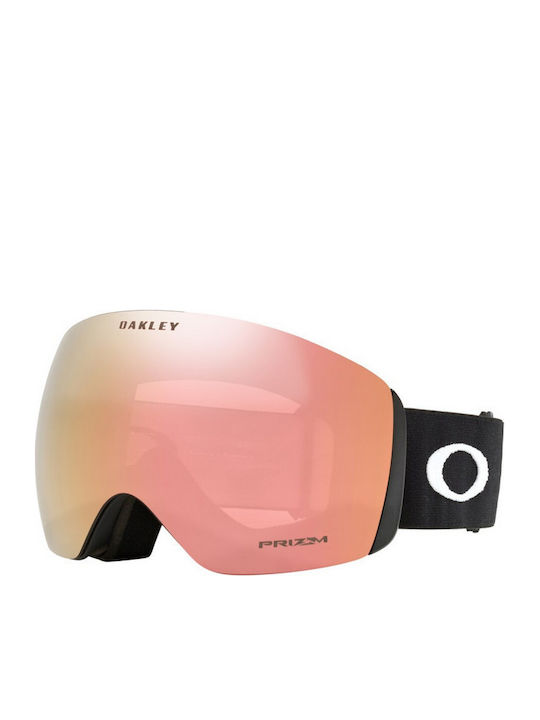 Oakley Snow Mască de Schi & Snowboard pentru Adulți Neagră cu Lentilă Fumurie Neagră