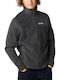 Men's Fleece Cardigan Dark Grey