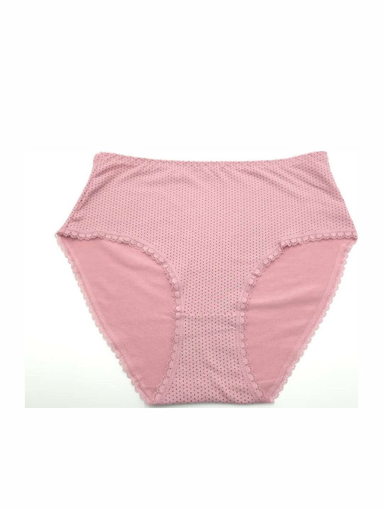 Hana Talie înaltă Femeie Slip Pink
