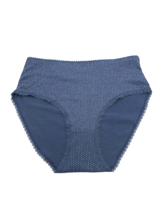 Hana Talie înaltă Femeie Slip Navy Blue