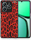 Animal Red Leopard Realme C63 4g Θήκη
