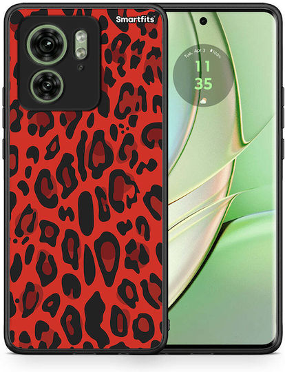 Husă Motorola Edge 40 5G Leopard Roșu Animal