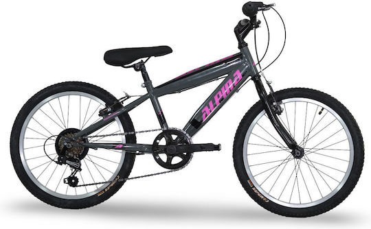 Alpina 20" Kids Mountain Bike with Aluminum Frame Gray