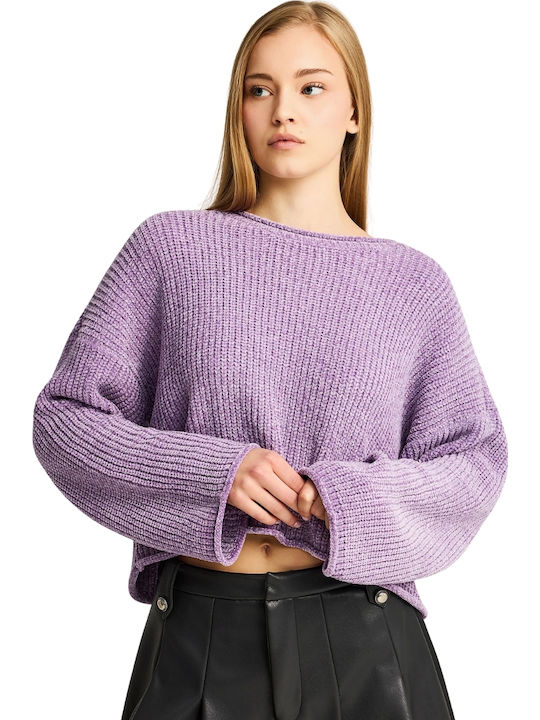 Women's Long Sleeve Sweater Orchid Mist
