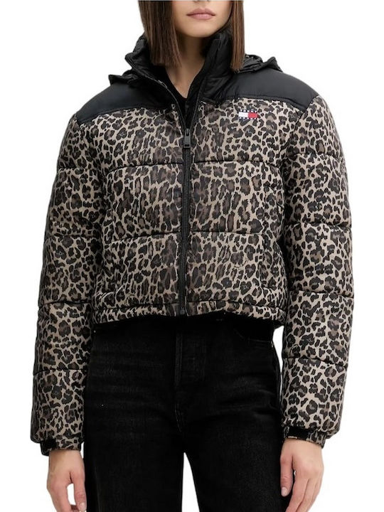 Tommy Hilfiger Crop Γυναικείο Puffer Μπουφάν γι...