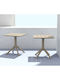 Paris Square Table Kitchen Polypropylene Taupe 70x70x74cm