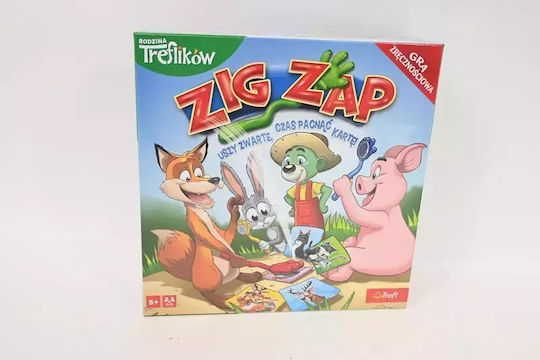 Board Game Zig Zag for 2-4 Players 5+ Years Old (PL) Trefl