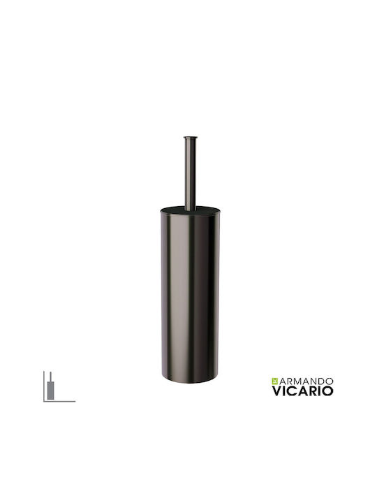 Armando Vicario Floor Toilet Brush Vicario Black Chrome