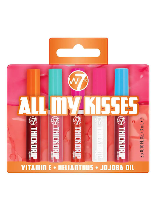 W7 Cosmetics All My Kisses Make-up-Set 5Stück