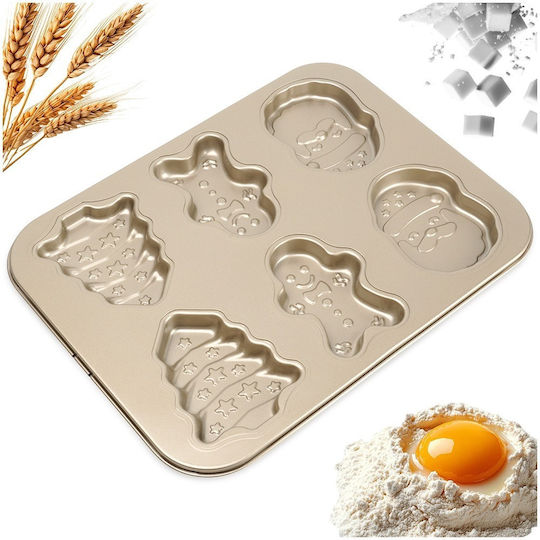 Orion Non-stick Cupcakes & Muffins 6 Cups Baking Pan 35x26.5x2.5cm