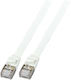 EFB Flaches U/FTP (STP) Kat.6a Gigabit Netzwerkkabel Ethernet 2m Grau