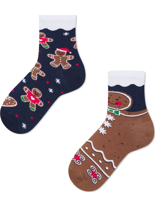 Many Mornings Kids' Socks Cookie Christmas Multicolored