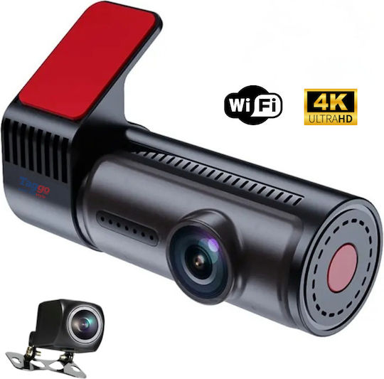 Taggo Set Camera DVR Auto 4K cu Ecran 1.47" pentru Parbriz & Camera de Marsarier